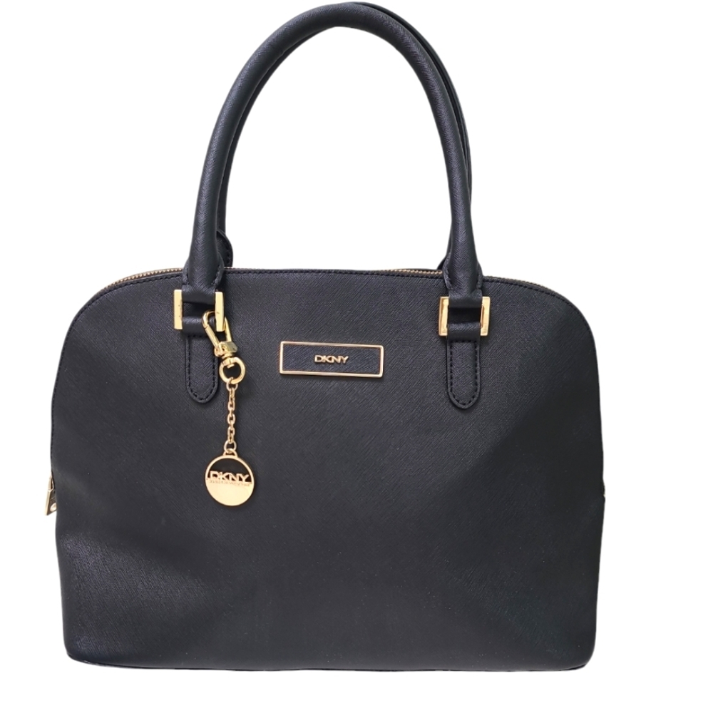 DKNY Handbag Black with Gold Details Chic Like New